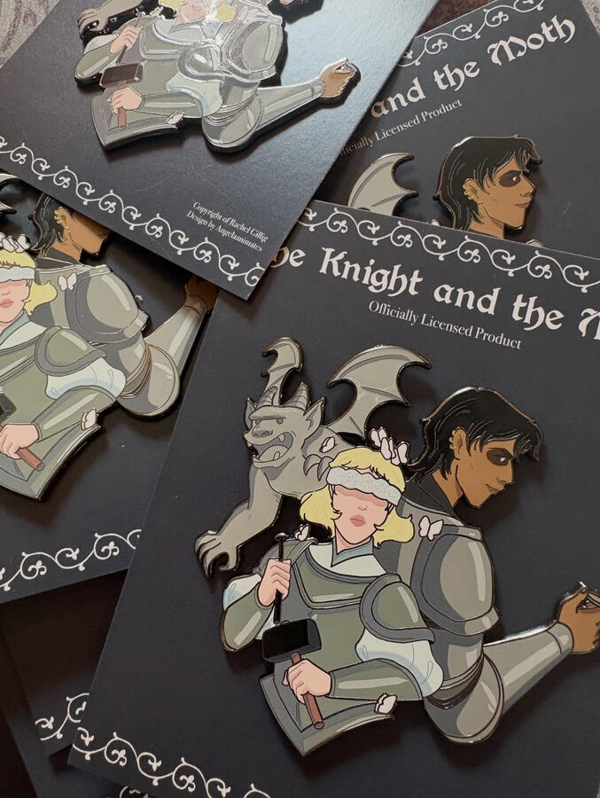 The Knight and the Moth Officially Licensed Pin